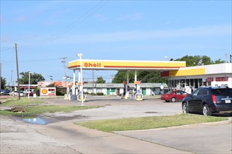 Shell gas station on Highway 26 near Richland Hills, TX
