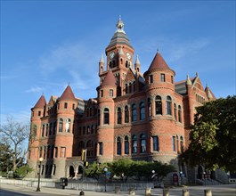 The Old Red Courthouse in downtown Dallas, TX