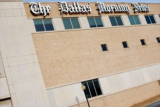 The Dallas Morning News building in downtown Dallas, TX