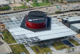 Aerial view of the AT&T Performing Arts Center in the Dallas Arts District; Dallas, TX
