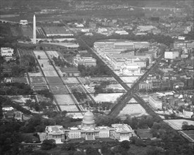 Federal Triangle aerial shot
