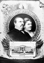 President Grover Cleveland and wife