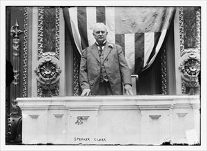 Speaker of the House James Beauchamp 'Champ' Clark