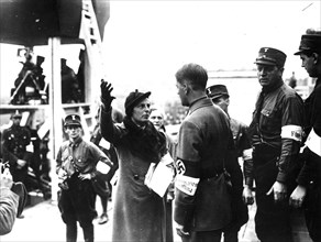 Nazi German film director Leni Riefenstahl