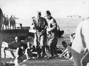 General Homma landing on Luzon, 1941