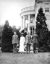 President Calvin Coolidge and family