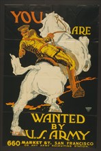 Poster 'You are wanted by the U.S. Army'