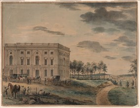 View of the Capitol of Washington before it was burnt