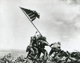 Flag-raising on Iwo Jima, 1945