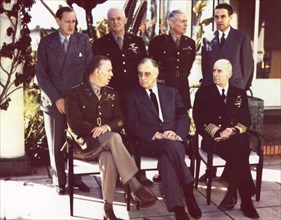 Conference at Casablanca, Morocco, 1943