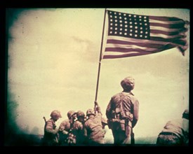 Flag-Raising of the second flag at Iwo Jima