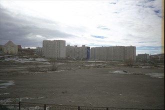 Buildings in Murmansk Russia
