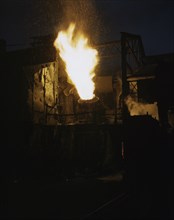 A scene in a steel mill