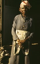 A woman who lives in village La Vallee