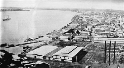 Aerial view of Guayaquil Ecquador