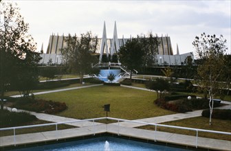 Buildings on the campus of Oral Roberts University in Tulsa Oklahoma