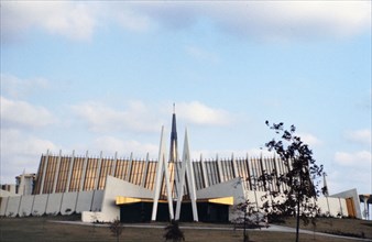Buildings on the campus of Oral Roberts University in Tulsa Oklahoma