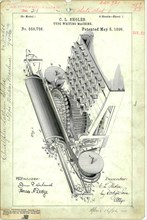 C. L. Sholes Type Writing Machine 1896