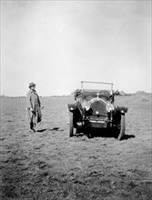 Car in a field