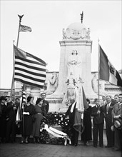 Ceremony at Columbus Fountain