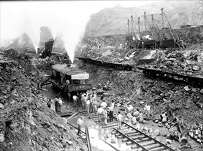 Construction on the Panama Canal