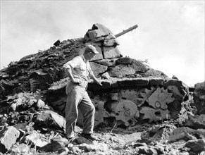 Dummy tank found on Iwo Jima