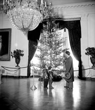 East Room Christmas Tree in the White House December 1937
