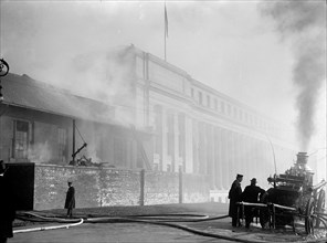 Fire at Bureau of Engraving and Printing