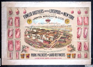 Fowler Brothers Limited Liverpool and New York. Pork packers and lard refiners