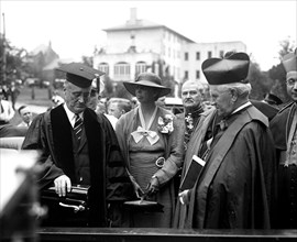 Franklin D. and Eleanor Roosevelt at Catholic University