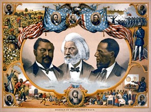 Heroes of the colored race ca 1881