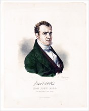 Hon. John Bell Secretary of War ca 1841