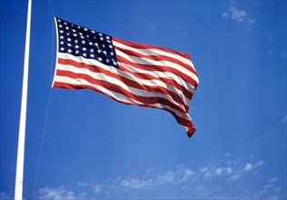 June 1942 American Flag waving
