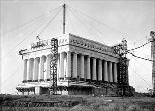 Lincoln Memorial Under Construction