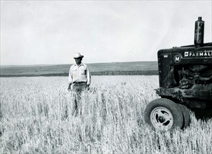 Man in Field with McCormick