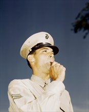 Marine Sgt. at New Orleans
