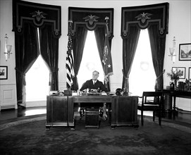 President Roosevelt in executive office