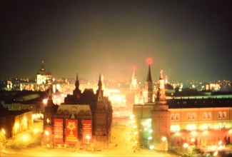 Red Square in Moscow at Night