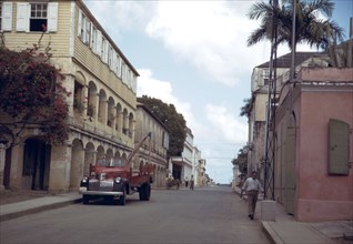 Street in Virgin Islands December 1941