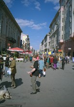 Street scene in Murmansk Russia