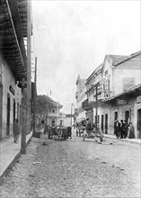 Street scene Tegucigalpa Honduras