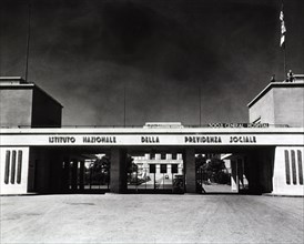 The entrance to the 300th General Hospital