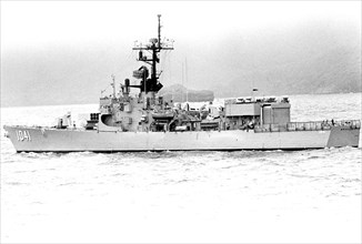 The frigate USS BRADLEY