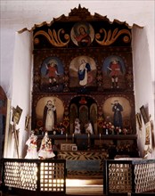 The main altar in the church