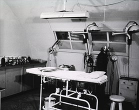The operating room of an unidentified hospital. ca. mid