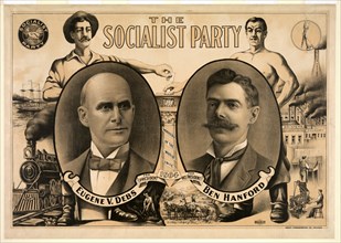 The socialist party 1904 Eugene V. Debs and Ben Hanford