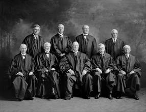 United States Supreme Court ca. 1920s  Left to Right Front Row