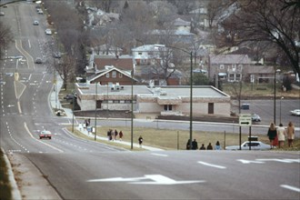 View Down Center Street From Dr. Martin Luther College