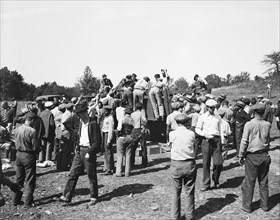 Workers at Tugwelltown