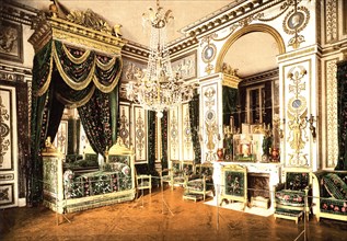 Bedroom of Napoleon I, Fontainebleau Palace, France ca. 1890-1900